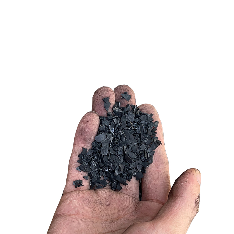 果壳炭具有各种规格的颗粒度